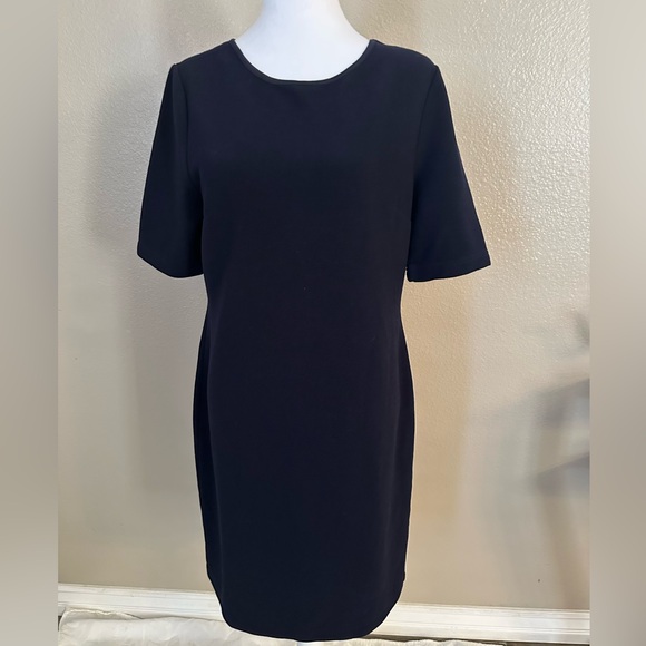 Mario Serrani Classic Navy Blue Dress - Picture 1 of 4